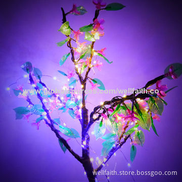 Ultra thin LED fairy string lights, waterproof with decoration flower